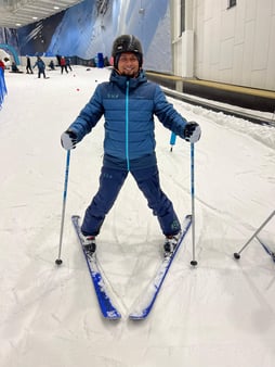 Cegal first skiing experience.