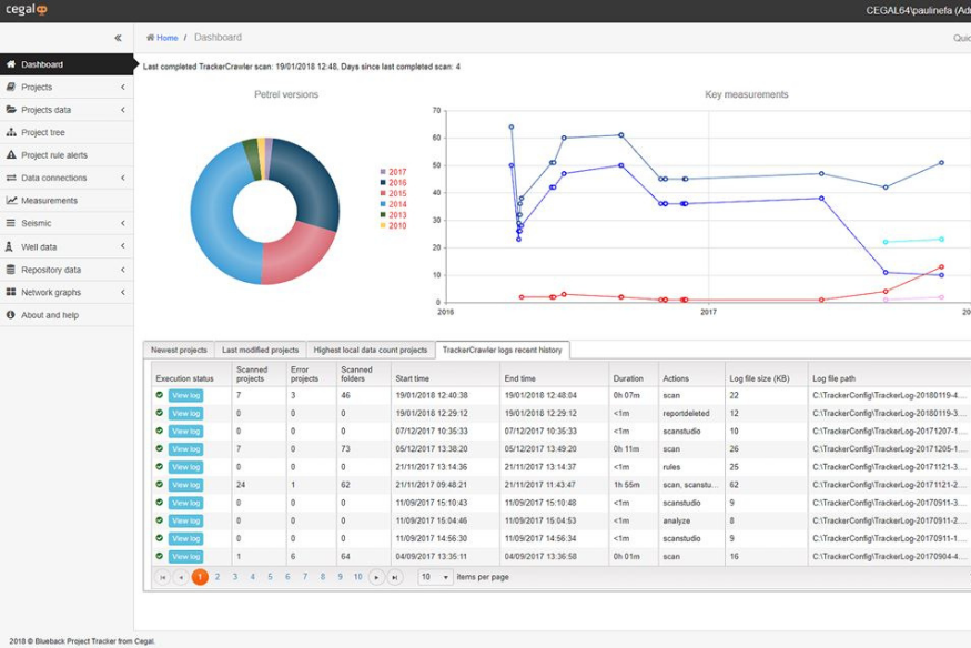 Blueback Project Tracker_Main
