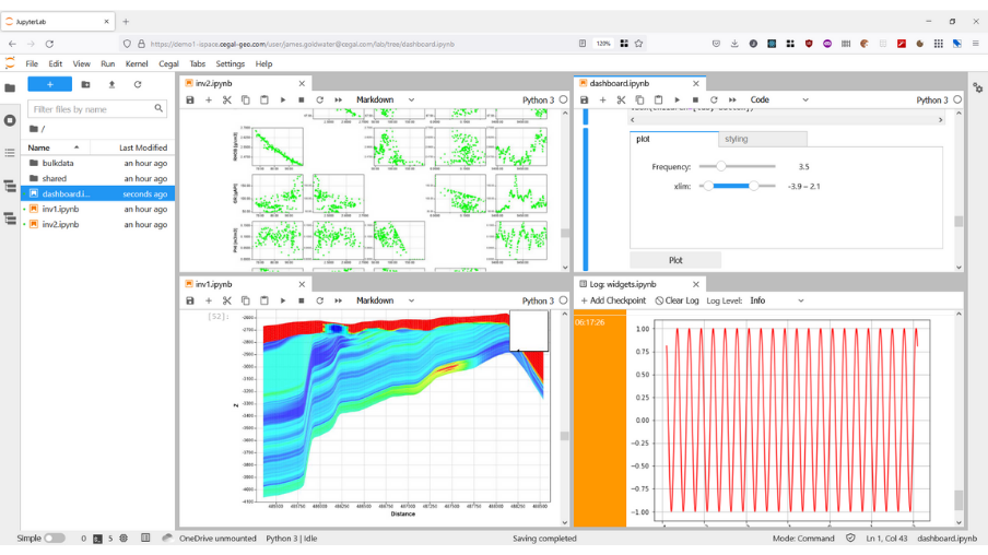 Cegal Innovation Space_dashboard